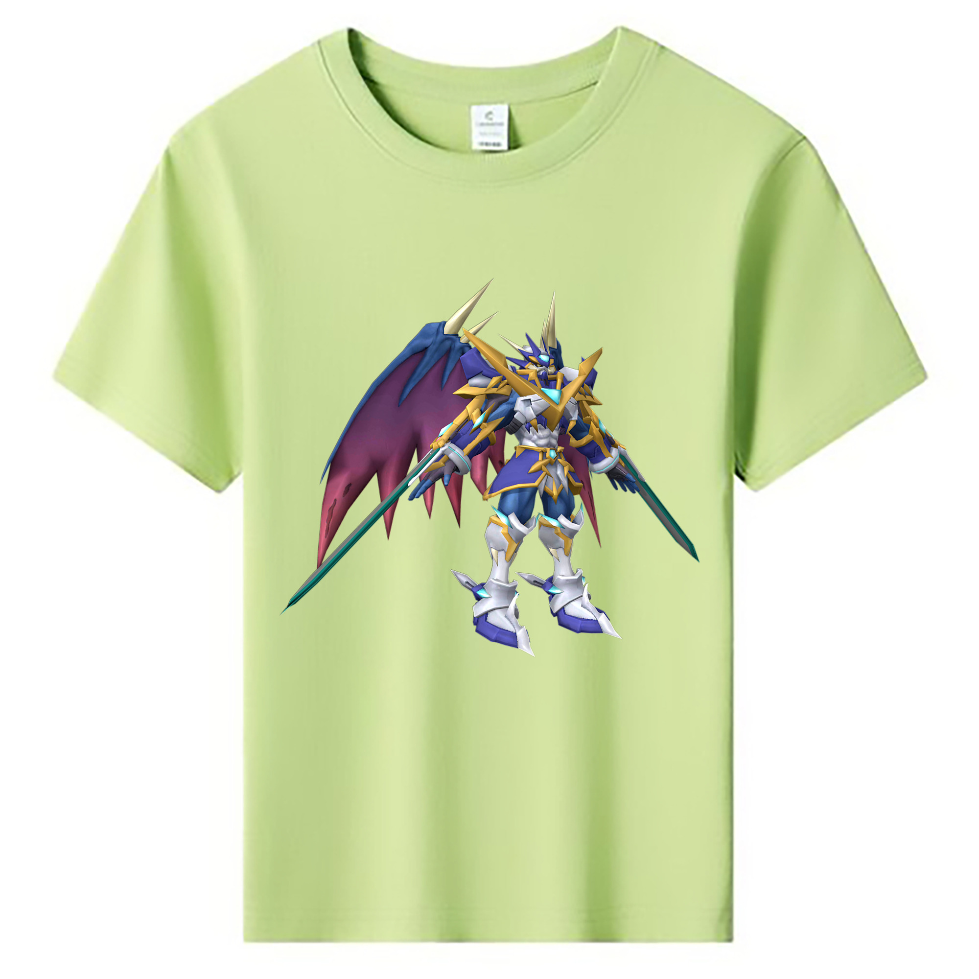 （画像用） Digimon デジタルモンスター/デジモン 綿100％キッズTシャツ（フロントプリント）